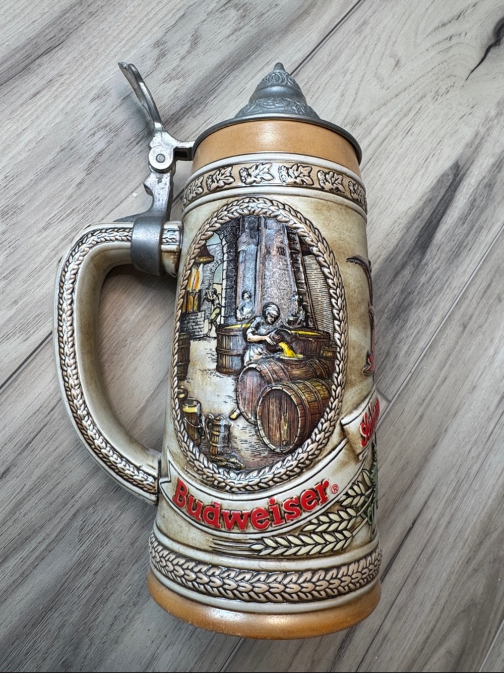 Limited Edition Budweiser beer stein